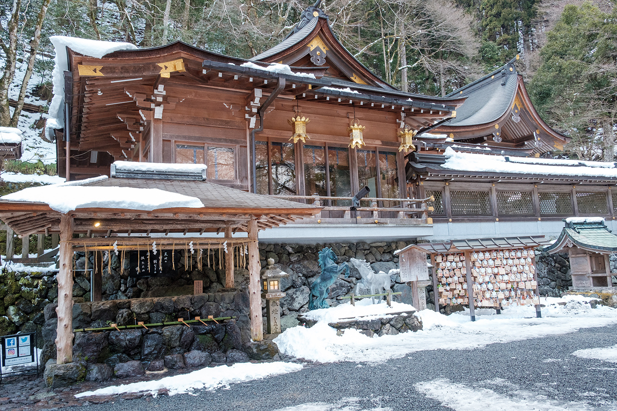 Kifune shrine in winter, Kibune, Kyoto