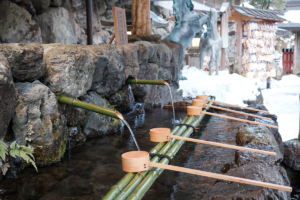 Kifune shrine in winter, Kibune, Kyoto