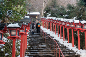 Kifune shrine in winter, Kibune, Kyoto