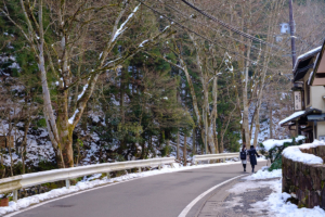 Kifune shrine in winter, Kibune, Kyoto