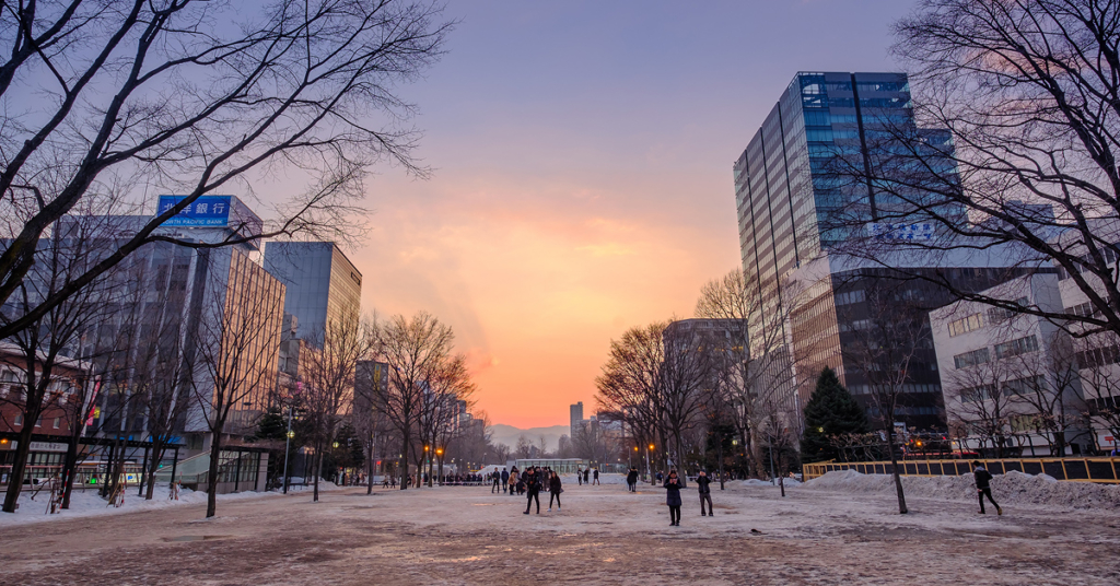 odori sapporo hokkaido